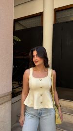 Button Front Peplum Tank Top (Multi-colors) - Image 5