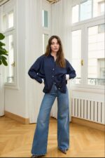Pinstripe Oversized Shirt