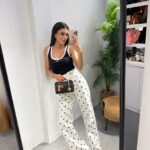 White Polka Dot Jeans