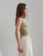 Sleeveless Fitted Tank Top - Image 2