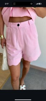 Sleeveless Button Top and Shorts Set ( Multi-colors) - Image 2