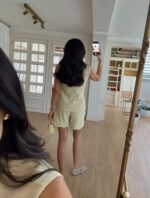 Sleeveless Button Top and Shorts Set ( Multi-colors) - Image 6