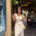 Floral Puff Sleeve Midi Dress (2 colors)