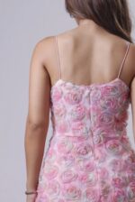 Floral 3D Midi Dress - Image 3