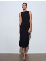 Luna Sculpt Midi Dress (Three Colors) - Image 5
