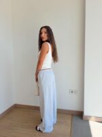 Basic Straight Leg Plush Trousers (Multi-Color) - Image 12