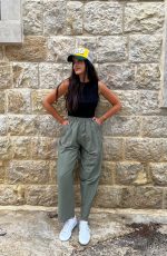 Olive Green Wide Leg Trousers - Image 2