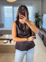 Leather Vest (Multi-Color) - Image 2