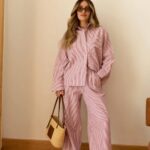 Striped Button-Up Set (Multi-Color)