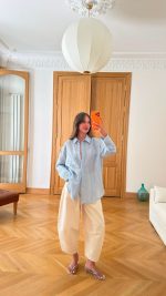 ZR Oversized Striped Shirt - Image 2
