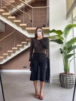 Black See Through Sweater