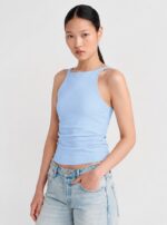 Sleeveless Top with Low Back (Multi-colors) - Image 2
