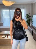 Leather Vest (Multi-Color)