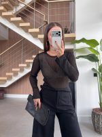 Black See Through Sweater - Image 2