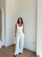 Basic Straight Leg Plush Trousers (Multi-Color) - Image 16