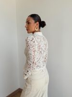 ZR Lace Detail Buttoned Jacket - Image 2