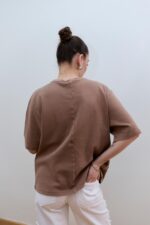 Brown Angel Heart Embellished T-Shirt - Image 3