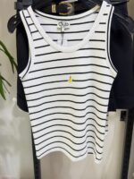Club White Black Striped Tank Top - Image 2