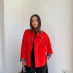 Velvet Collar Pocketed Zip-Up Jacket