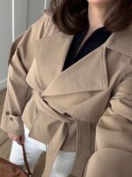 Camel Short TrenchCoat - Image 2