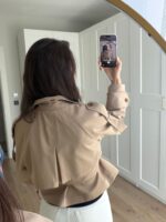Camel Short TrenchCoat - Image 4