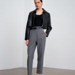 High Waisted Trousers with belt