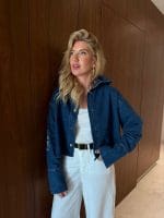 Hooded Denim Jacket - Image 2