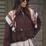 Brown Suede Oversized Jacket