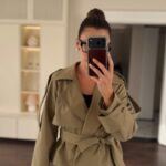 Khaki Short TrenchCoat