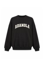 Adanola Oversized Sweatshirt Navy & Black - Image 5