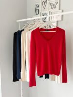 Vneck Soft Knit Basic