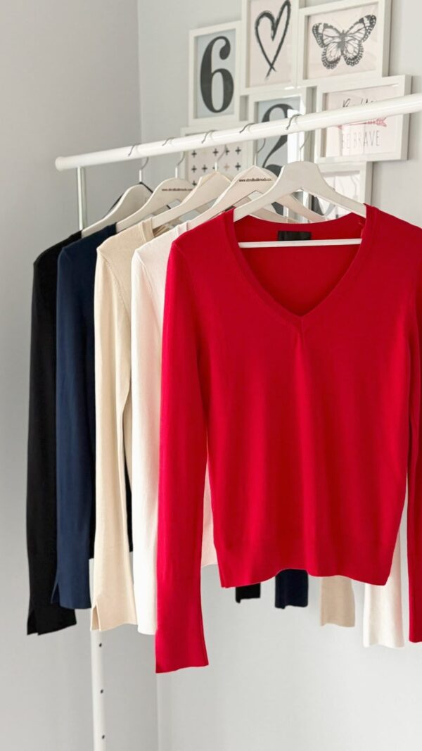 Vneck Soft Knit Basic